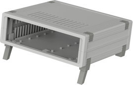 Pult műszerdoboz 223 x 72 x 199 mm, műanyag, világosszürke, Bopla UM 52011 L-50