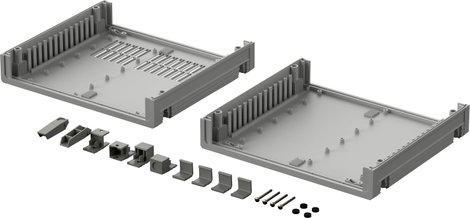 Pult műszerdoboz 223 x 72 x 199 mm, műanyag, világosszürke, Bopla UM 52011 L-50 2. kép