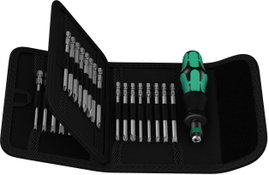 Cserélhető szárú BIT csavarhúzó készlet 1/4&quot  (6.3 mm) Wera KK 62
