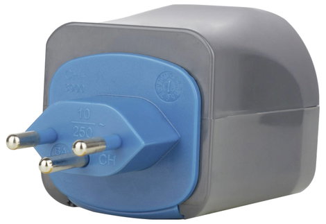 Konnektor átalakító adapter készlet, 7 adapterrel, fekete/kék, Brennenstuhl 1508160 10. kép