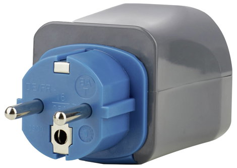 Konnektor átalakító adapter készlet, 7 adapterrel, fekete/kék, Brennenstuhl 1508160 6. kép
