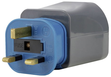 Konnektor átalakító adapter készlet, 7 adapterrel, fekete/kék, Brennenstuhl 1508160 7. kép