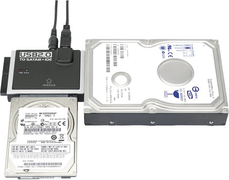 USB 2.0 - IDE+SATA konverter, Renkforce 3. kép