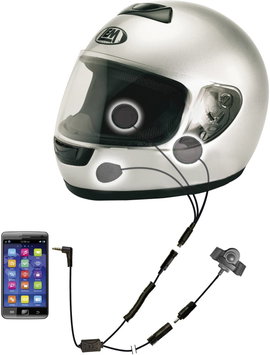 Albrecht SHS 300i motoros sisakba való sztereo headset 41935