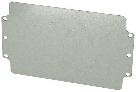 Montageplatte Fibox 9511095 AL 122208, Ezüst-szürke, AM 1221