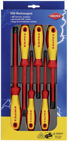 Knipex VDE 6 részes csavarhúzó készlet