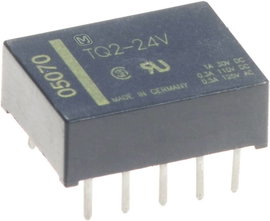 Jel relé, TQ Panasonic TQ2-L2-12V 12 V/DC 2 váltó 2 A 220 V/DC, 125 V/AC