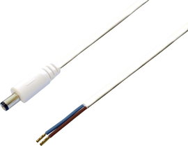 Kisfeszültségű csatlakozóvezeték - 5.5x2.5 mm 2 m BKL Electronic 072092