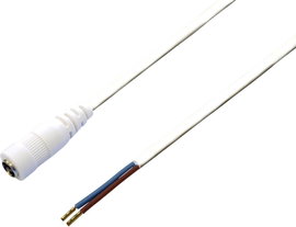 Kisfeszültségű csatlakozóvezeték - 5.5 mm5.5 mm2.1 mmBKL Electronic2.5 m1 db