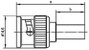 BNC csatlakozó Dugó, egyenes 50 Ω Telegärtner J01000A0049 1 db 2. bélyegkép