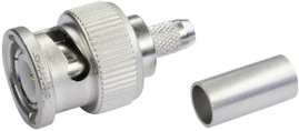 BNC csatlakozó Dugó, egyenes 75 Ω Telegärtner J01002A0030 1 db