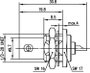 BNC csatlakozó Alj, beépíthető, függőleges 50 Ω Telegärtner J01001A1225 1 db 2. bélyegkép