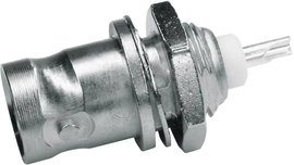 BNC csatlakozó Alj, beépíthető, függőleges 75 Ω Telegärtner J01003A0619 1 db