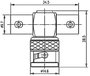 BNC adapter BNC dugó - BNC aljzat BNC aljzatTelegärtnerJ01005A12381 db 2. bélyegkép