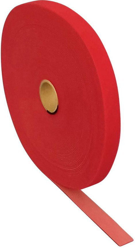 Fastech Tépőzár szalag tekercs ETN 25 m (H x Sz) 25000 mm x 15 mm Piros Tartalom 25 m