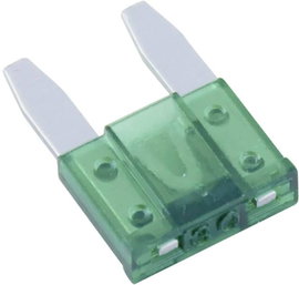 CE Mini lapos biztosíték az ipar és gépjárművek részére Zöld 32 V