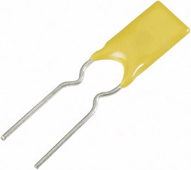 ESKA PTC biztosíték 6V, 2,5A, 11,5x3x28 mm