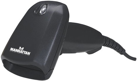 1D USB-s kézi vonalkód olvasó szkenner CCD Manhattan 177672 3. kép