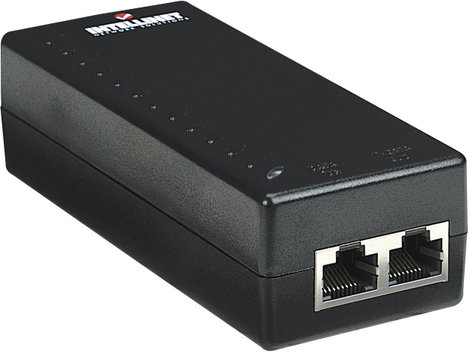 PoE injektor 100 Mbit/s IEEE 802.3af Intellinet 524179 2. kép
