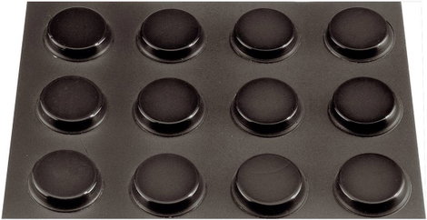 Öntapadós műszerláb, kerek, fekete, Ø 19 x 4 mm, 3M SJ 6344 2. kép