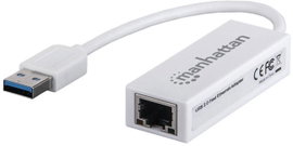 USB-s Ethernet hálózati adapter 100 Mbit/s Manhattan Fast Ethernet adapter USB 2.0