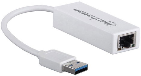 USB-s Ethernet hálózati adapter 100 Mbit/s Manhattan Fast Ethernet adapter USB 2.0 3. kép