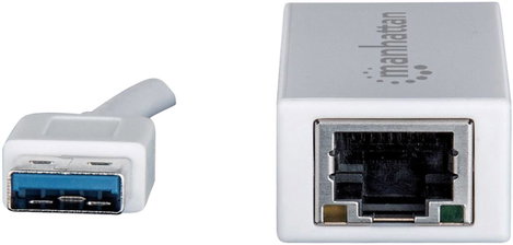 USB-s Ethernet hálózati adapter 1000 Mbit/s Manhattan Gigabit Ethernet Adapter USB 3.0 5. kép