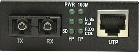 Fast Ethernet médiakonverter, Intellinet 100 Mbit/s Intellinet 506502 3. kép
