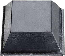 Öntapadós műszerláb, 20,6 x 20,6 x 7,6 mm, fekete, 3M SJ 5023