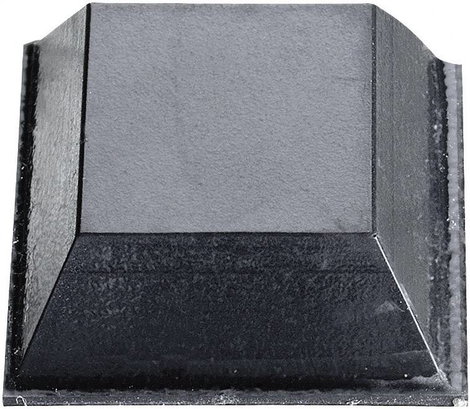 Öntapadós műszerláb, 20,6 x 20,6 x 7,6 mm, fekete, 3M SJ 5023