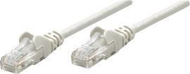 RJ45-ös patch kábel, hálózati LAN kábel CAT 5e U/UTP [1x RJ45 dugó - 1x RJ45 dugó] 1 m Szürke Intell
