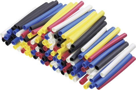 DSG Canusa DERAY®-SET 1000 utántöltő zsugorcsövek 2:1 Ø2,4x40mm 125 db