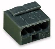 Mikró vezetékösszekötő 4 vezetékes, 0,6 - 0,8 mm² 6A, sötétszürke, 1 db, WAGO 243-204 3. kép