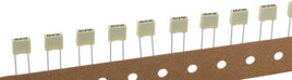 Poliészter kondenzátor, radiális 3,3 nF 100 V 10 % 5 mm, 7,2 x 2,5 x 6,5 Kemet R82EC1330DQ50K