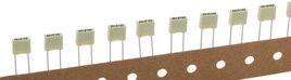 Poliészter kondenzátor, radiális 47 nF 100 V 10 % 5 mm, 7,2 x 2,5 x 6,5 Kemet R82EC2470DQ60K
