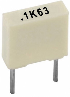 Poliészter kondenzátor, radiális 4,7 nF 100 V 10 % 5 mm, 7,2 x 2,5 x 6,5 Kemet R82EC1470AA50K