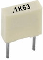 Poliészter kondenzátor, radiális 6.8 nF 100 V 10 % 5 mm, 7,2 x 2,5 x 6,5 Kemet R82EC1680AA50K bélyegkép