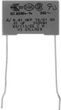 MKP zavarszűrő kondenzátor, radiális 4,7 nF 300 V 20 % 10 mm, 13 x 5 x 11 Kemet R413F147000M1M bélyegkép