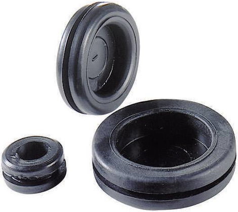 Lezáró dugó fekete 16 mm