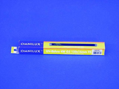 Feketefény-, UV fénycső, 4W G5 T5 5000h 150x16mm, OMNILUX 895009054 WG5 3. kép