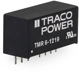 DC-DC konverter 12 V/DC 15 V/DC, -15 V/DC 200 mA 6 W, kimenetek: 2, TracoPower
