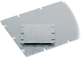 Szerelőlap 98X98MM ónozott acél PC125