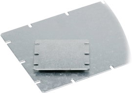 Szerelőlap 148X98MM ónozott acél PC150