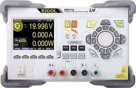 Labortápegység, szabályozható 0 - 40 V 0 - 10 A 200 W Kimenetek száma 1 x, Rigol DP811A