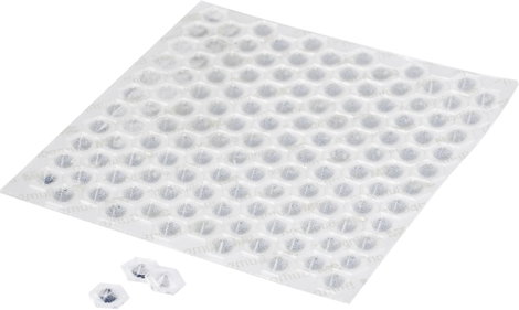 Öntapadós műszerláb, kerek Ø 11 x 3.05 mm, átlátszó, 132 db, 3M SJ 6553