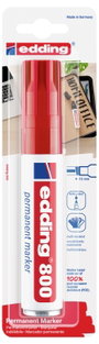 Edding 800 4-800-1-1002 Permanent marker Piros Vízálló: Igen 2. bélyegkép