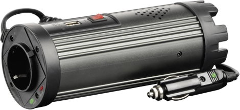 Inverter VOLTCRAFT MSW 150-24-G USB 150 W 24 V/DC 22.8 - 28.8 V Szivargyújtó csatlakozó dugó