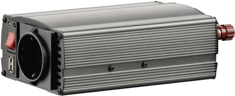 Szinuszos inverter 300 W 24 V/DC USB, Voltcraft MSW 300-24-G 2. kép