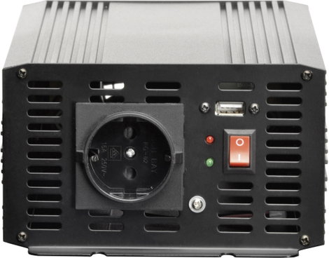 Inverter VOLTCRAFT MSW 2000-24-G USB 2000 W 24 V/DC 22.8 - 28.8 V csavaros csipeszek 2. kép
