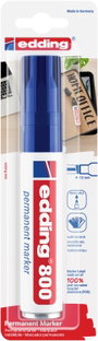Edding 800 4-800-1-1003 Permanent marker Kék Vízálló: Igen bélyegkép